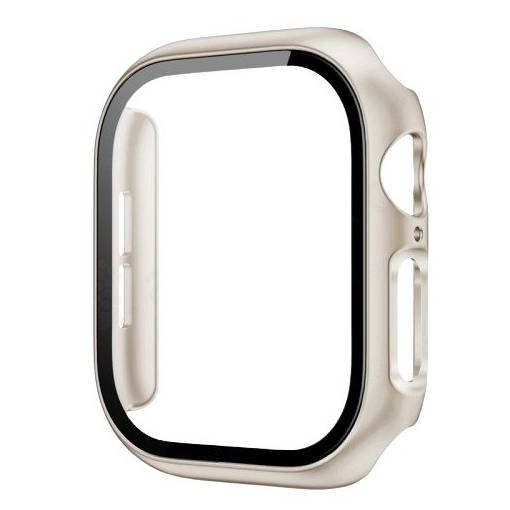 Foto - Ochranný kryt pre Apple Watch 10 42 mm - Titánový zlatý