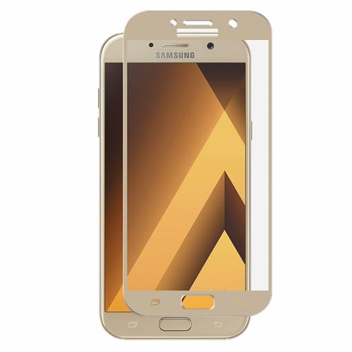 Foto - Ochranné sklo pre Samsung Galaxy A3 2017 - Zlaté