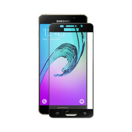 Foto - Ochranné sklo pre Samsung Galaxy A5 2016 - Čierne