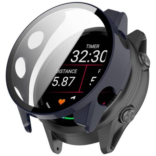 Foto - Ochranný kryt pre Garmin Forerunner 970 - Modrý