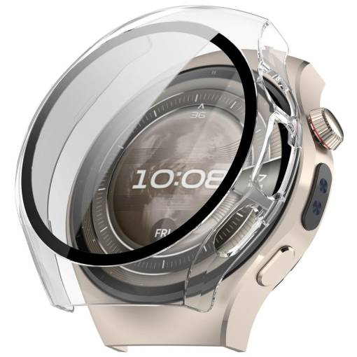Foto - Ochranný kryt pre Huawei Watch 5 - Transparentný, 42 mm