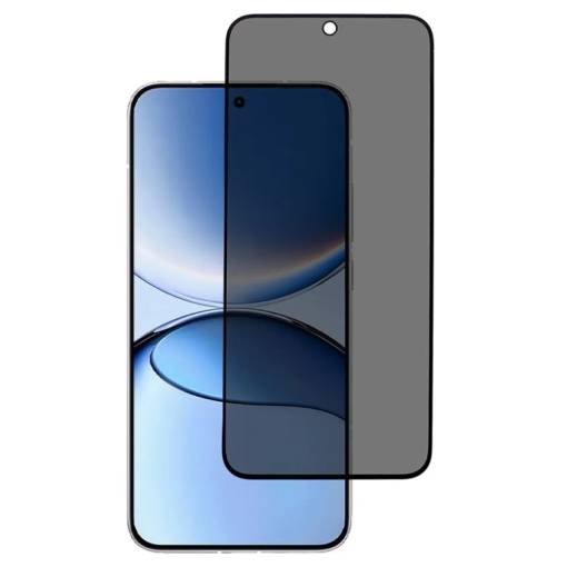 Foto - Zatmavovacie ochranné sklo pre iPhone 13, 13 Pro a 14
