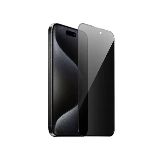 Foto - Zatmavovacie ochranné sklo pre iPhone 13, 13 Pro a 14