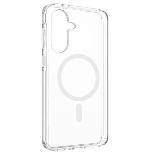 Foto - MagSafe silikonový kryt pre Samsung Galaxy A36 - Priehľadný