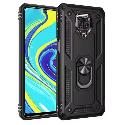Foto - Armor silikonový kryt pre Xiaomi Redmi Note 9 Pro, Redmi Note 9S, Redmi Note 9 Pro Max - čierny