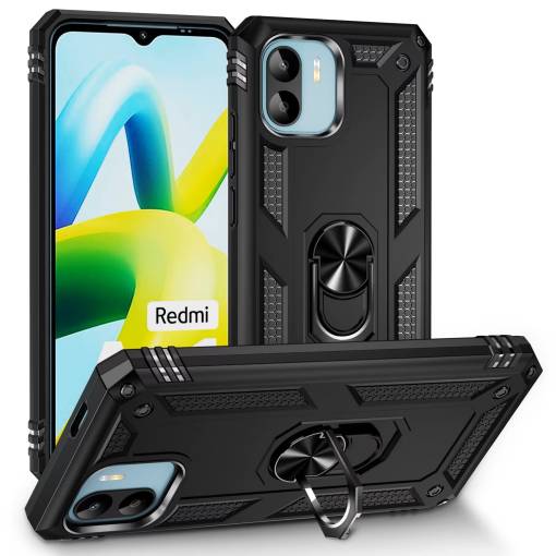 Foto - Armor silikónový kryt pre Xiaomi Redmi A1 a A2 - čierny