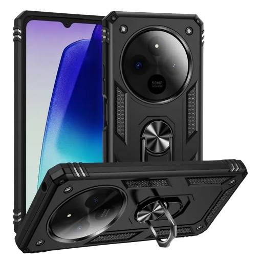 Foto - Armor silikónový kryt pre Xiaomi Redmi 14C - čierny