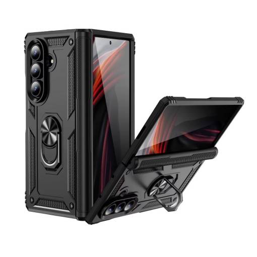 Foto - Armor silikónový kryt pre Samsung Galaxy Z Fold7 - čierny