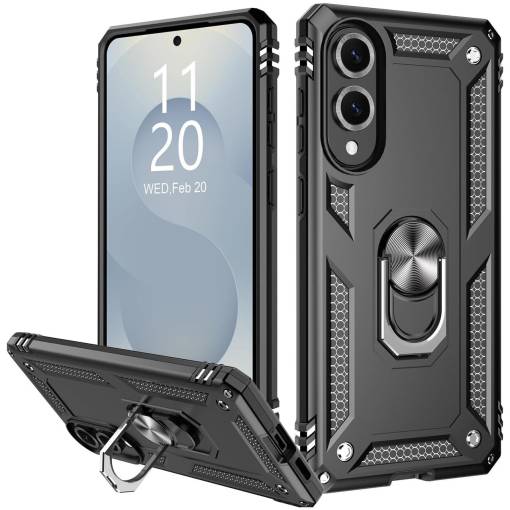Foto - Armor silikónový kryt pre Samsung Galaxy S25 Edge - čierny