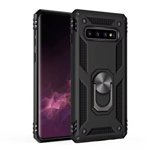 Foto - Armor silikónový kryt pre Samsung Galaxy S10 - čierny