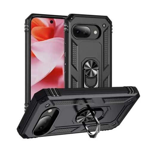 Foto - Armor silikónový kryt pre Google Pixel 9a - čierny