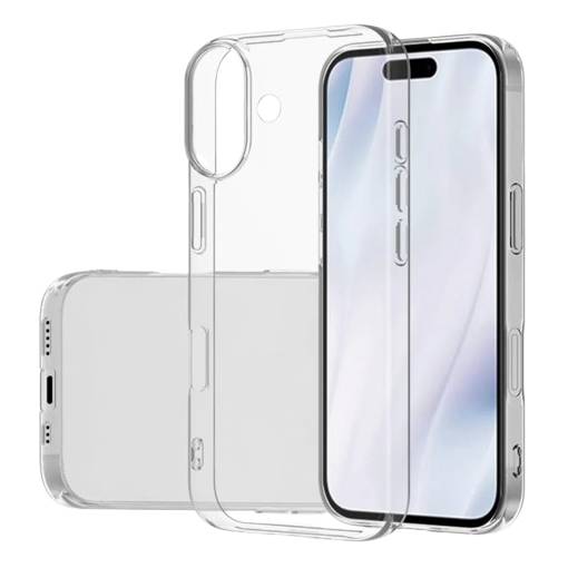 Foto - Silikónový kryt pre iPhone 17 - Transparentný