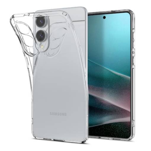 Foto - Silikónový kryt pre Samsung Galaxy S25 Edge - Priehľadný