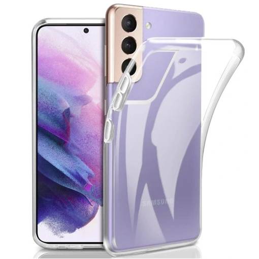 Foto - Silikónový kryt pre Samsung Galaxy S21 - Priehľadný