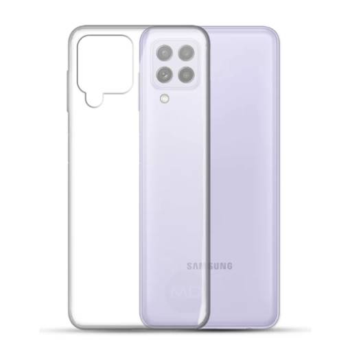 Foto - Silikónový kryt pre Samsung Galaxy A22 4G - Priehľadný