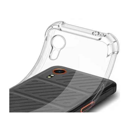 Foto - Silikónový kryt pre Samsung Galaxy Xcover 7 - Priehľadný