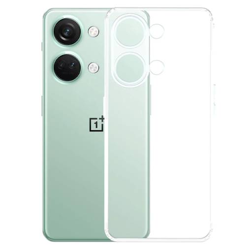 Foto - Silikónový kryt pre OnePlus Nord 3 - Priehľadný