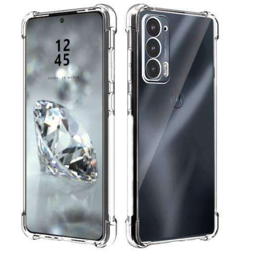 Foto - Silikónový kryt pre Motorola Edge 20 / Edge 20 Pro - Priehľadný