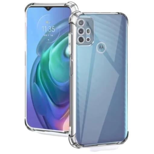 Foto - Silikónový kryt pre Motorola Moto G10, G20 a G30 - Priehľadný