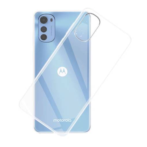 Foto - Silikónový kryt pre Motorola Moto E32s - Priehľadný