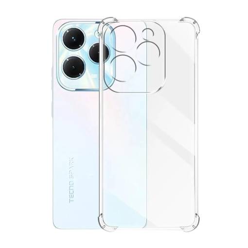 Foto - Silikónový kryt pre Infinix Hot 40 Pro - Priehľadný
