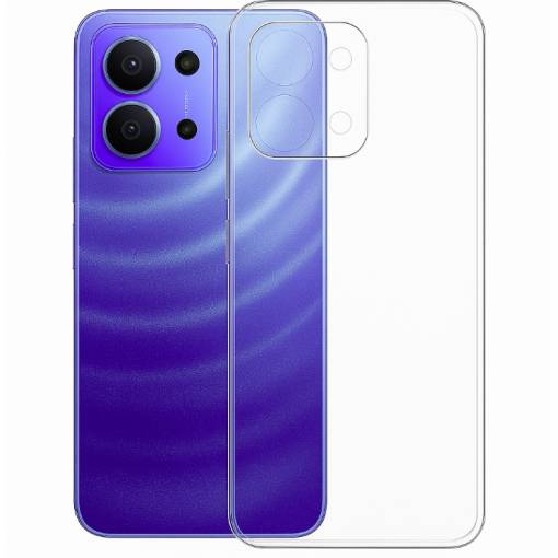 Foto - Silikónový kryt pre Xiaomi Redmi 15C 4G - Priehľadný