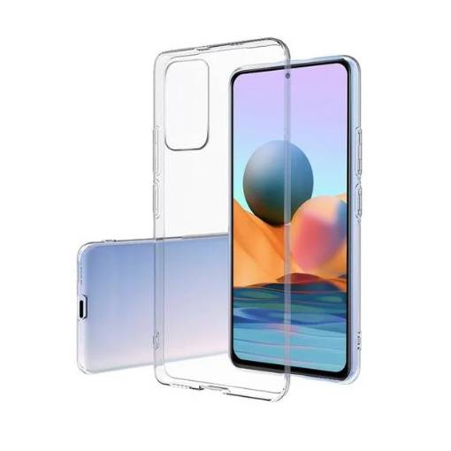 Foto - Silikónový kryt pre Xiaomi Redmi Note 10 - Priehľadný
