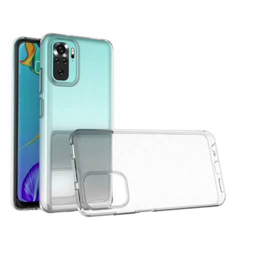 Foto - Silikónový kryt pre Xiaomi Redmi Note 10S - Priehľadný