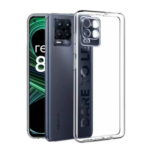 Foto - Silikónový kryt pre Realme 8 - Priehľadný