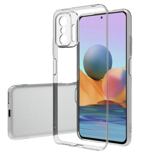 Foto - Silikónový kryt pre Xiaomi 11T, 11T Pro - Priehľadný