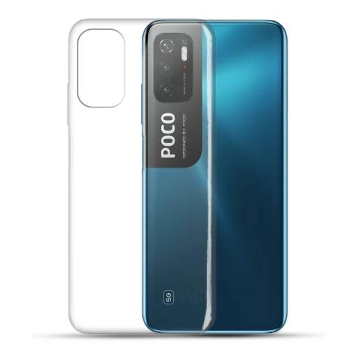 Foto - Silikónový kryt pre Xiaomi POCO M3 Pro 5G - Priehľadný