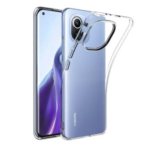 Foto - Silikónový kryt pre Xiaomi Mi 11 Lite 5G - Priehľadný