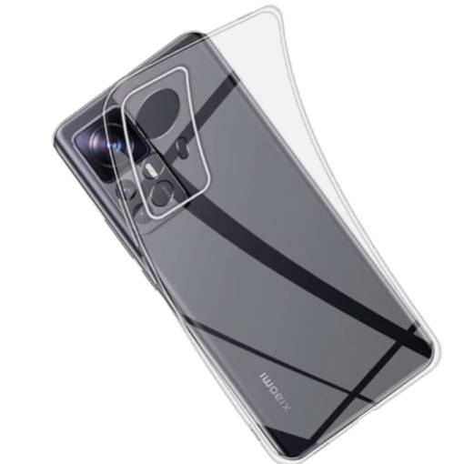Foto - Silikónový kryt pre Xiaomi 12T Pro - Priehľadný