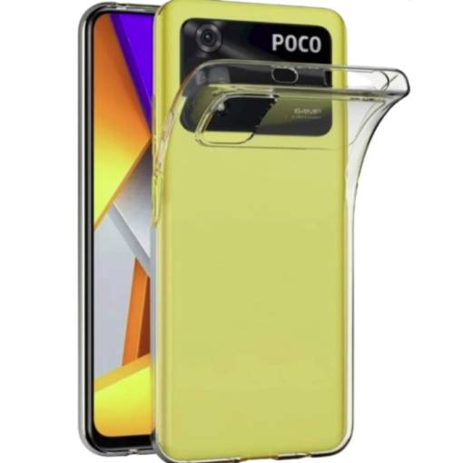 Foto - Silikónový kryt pre Xiaomi POCO M4 5G - Priehľadný