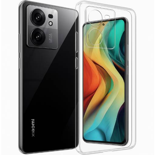 Foto - Silikónový kryt pre Xiaomi 13T - Priehľadný