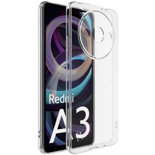 Foto - Silikónový kryt pre Xiaomi Redmi A3 - Priehľadný