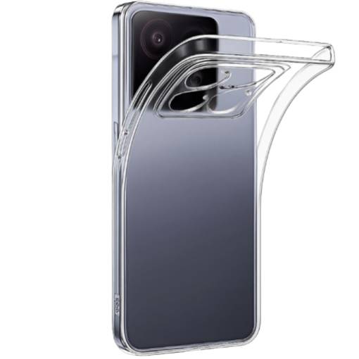 Foto - Silikónový kryt pre Xiaomi 14T Pro - Priehľadný