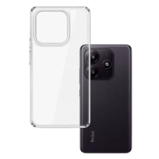 Foto - Silikónový kryt pre Xiaomi Redmi Note 14 5G - Priehľadný