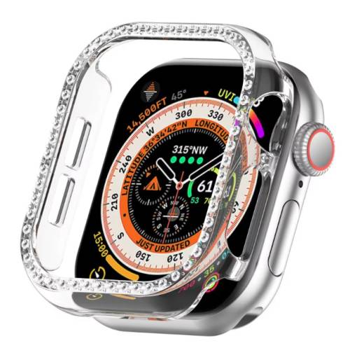Foto - Ochranný rámček pre Apple Watch 10, 46 mm - Transparentný