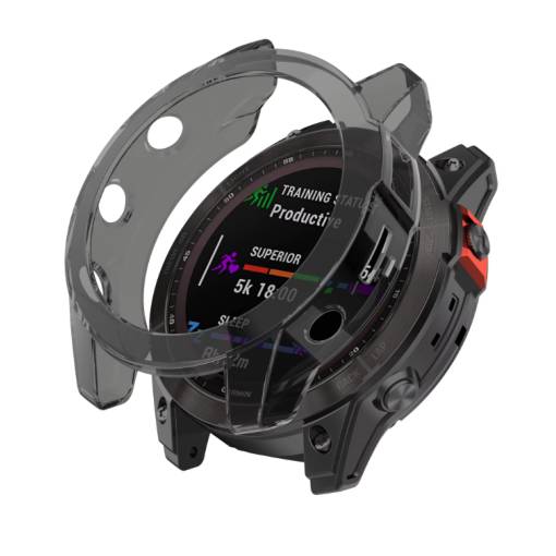 Foto - Silikónový rámček pre Garmin Instinct 3 - Fialový, 45 mm