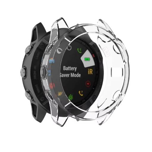 Foto - Silikónový rámček pre Garmin Instinct 3 - Fialový, 45 mm