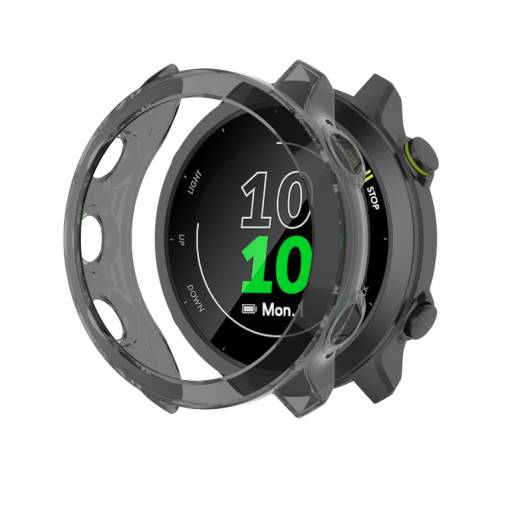 Foto - Silikónový rámček pre Garmin Forerunner 55 - Čierny