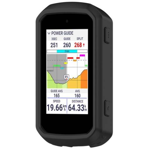 Foto - Silikónový kryt pre Garmin Edge 550, 850 - Čierny