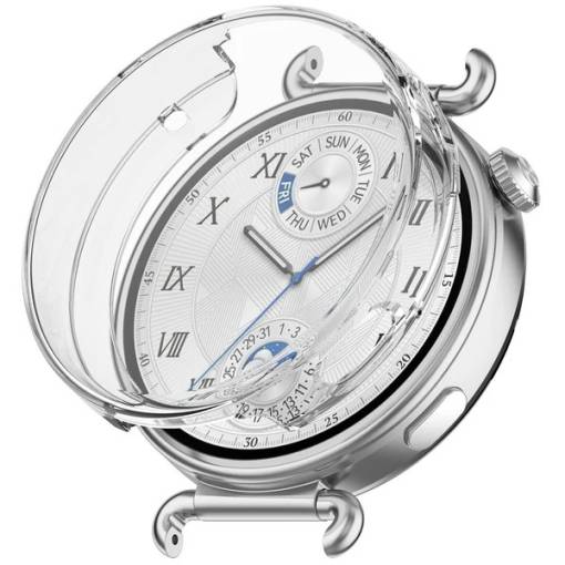 Foto - Silikónový kryt pre Huawei Watch 4 - Čierna