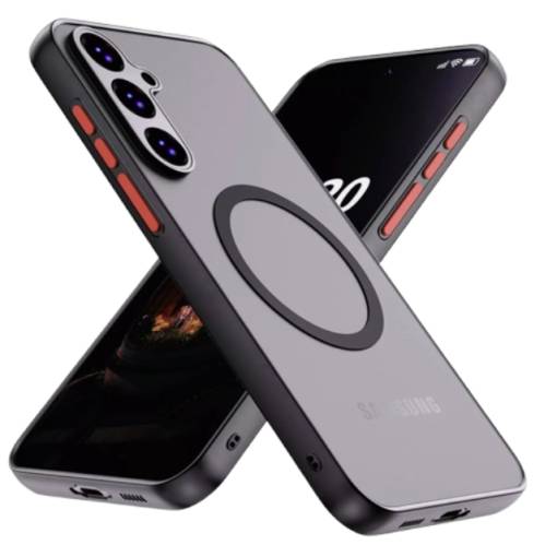 Foto - MagSafe silikónový kryt pre Samsung Galaxy A56 - Čierny