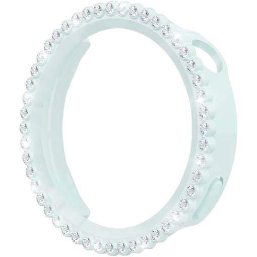 Foto - Ochranný rámček s kamienkami pre Huawei Watch GT 6 41mm - Zelený