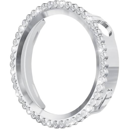 Foto - Ochranný rámček s kamienkami pre Huawei Watch GT 6 41mm - Strieborný