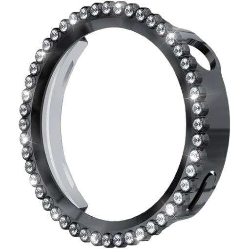 Foto - Ochranný rámček s kamienkami pre Huawei Watch GT 6 41mm - Čierny