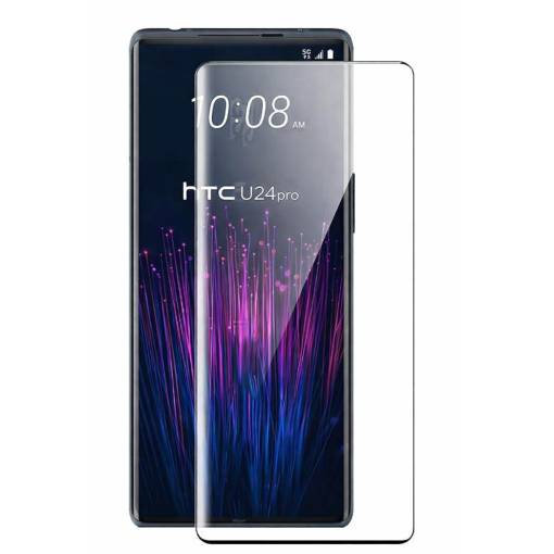 Foto - Ochranné sklo pre Xiaomi Redmi Note 13 Pro+ 5G - Čierne, zaoblené