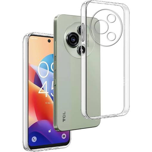Foto - Silikónový kryt pre TCL 605 a 60SE - Priehľadný